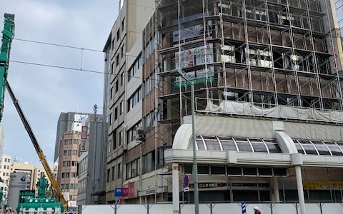 福井駅前商店街（電車通り）の様子