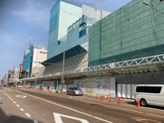 再開発工事風景